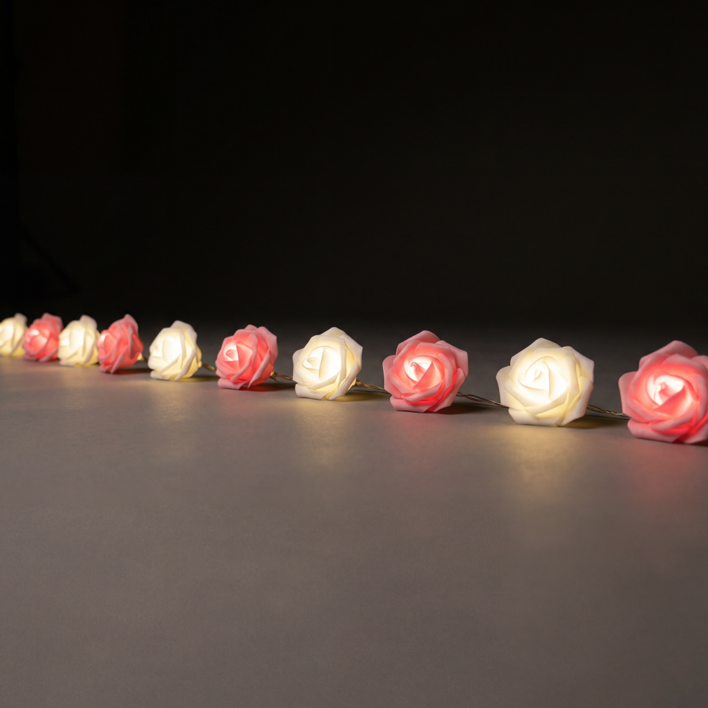 Rose LED String Lights