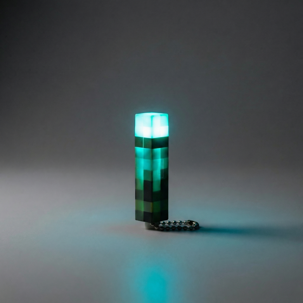 Mini LED Pixel Torch Keychain