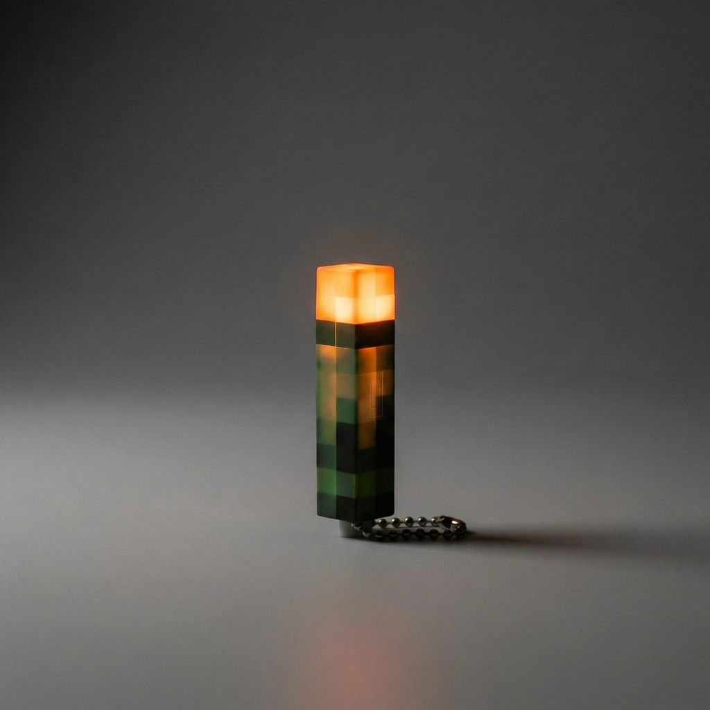 Mini LED Pixel Torch Keychain