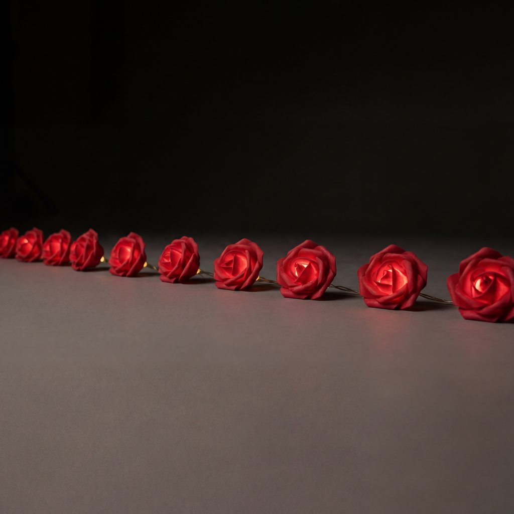 Rose LED String Lights