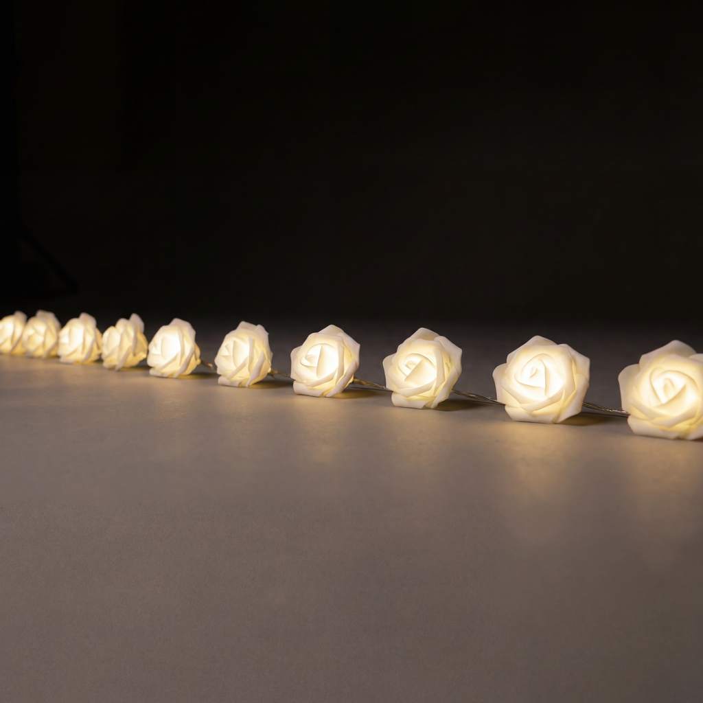 Rose LED String Lights