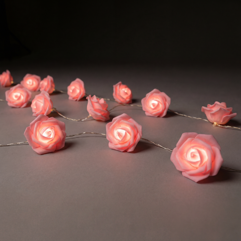 Rose LED String Lights