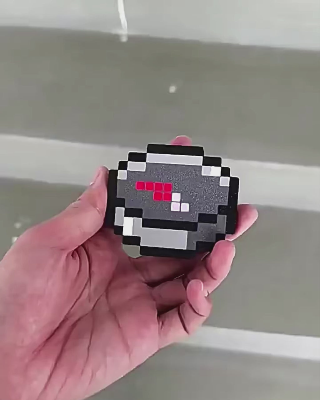 LED Pixel Compass Keychain